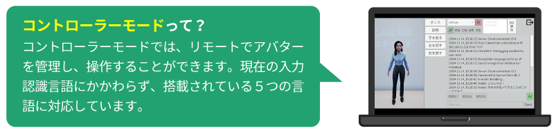 コントローラーモードについての説明